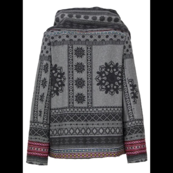 Desigual Chaq Copenhage Printed Jacket Women's USA Size 6 - NWT - Picture 2 of 16